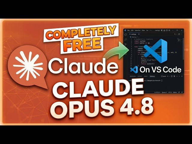 How to Get FREE Claude Code & Claude Opus 4.8 in VS Code!