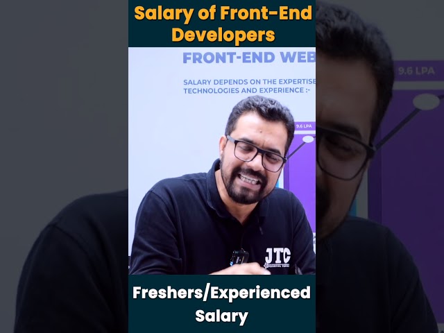 Salary Of Front End Developer #video