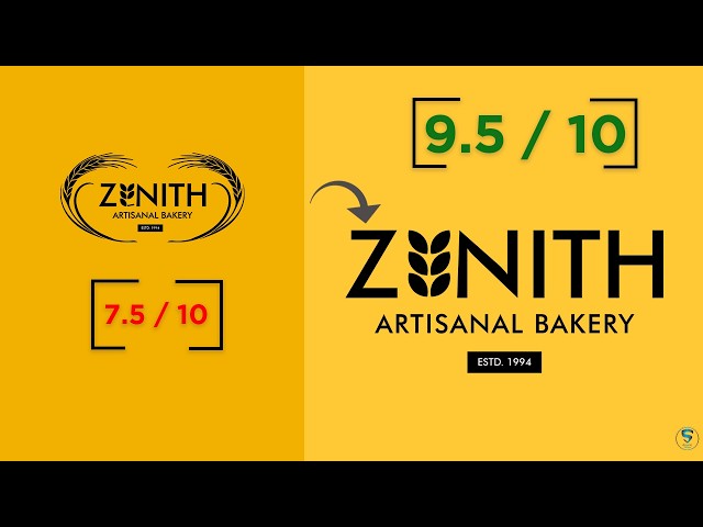Unlock this logo from 7.5 to 9.5 | Logo Design Process