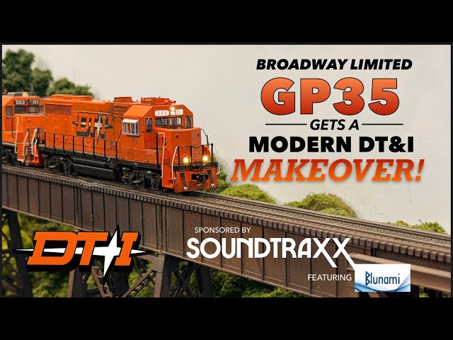 Broadway Limited GP35 gets a Modern DT&I Makeover!