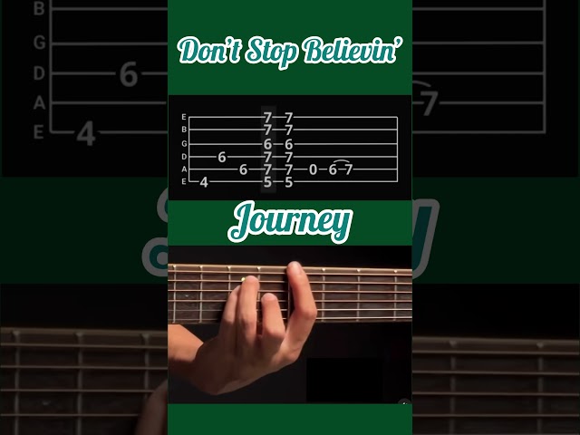Don’t Stop Believing-Journey #guitartutorial #guitarcover #guitarlesson #guitarsolo #guitar