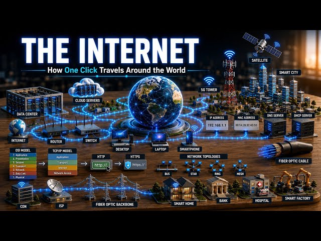 How the Internet Works | Complete Computer Networking Explained in 9 Minutes (3D Animation)