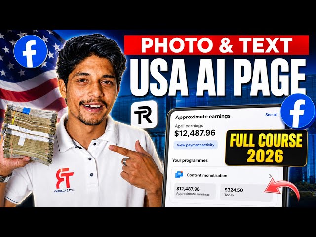 🔥 USA Facebook AI Photo & Text Full Course 2026 | Complete A to Z Guide