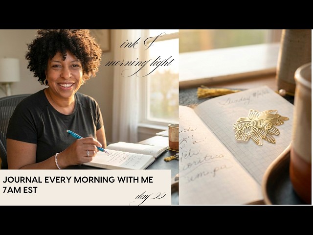 Ink & Morning Light ☀️🖋️ — Live Daily Journaling at 7 AM