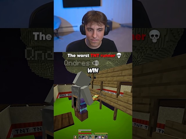 The worst TNT runner 💀😭