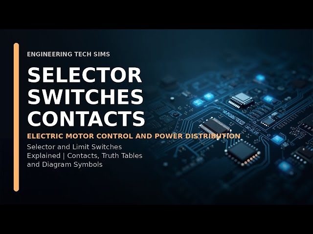 Selector Switches and Limit Switches Explained | Contacts, Truth Tables and Diagrams