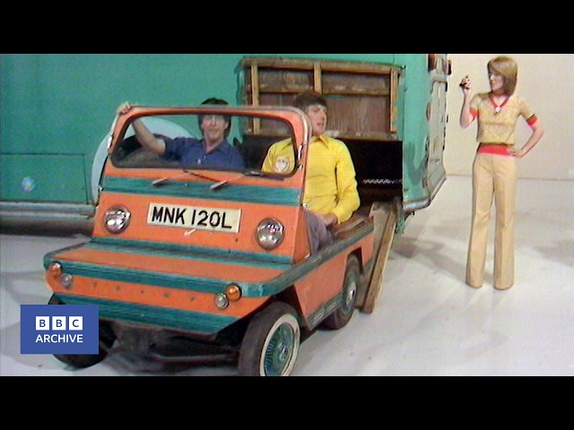 1974: The Bus With its Own Car | Blue Peter | BBC Archive