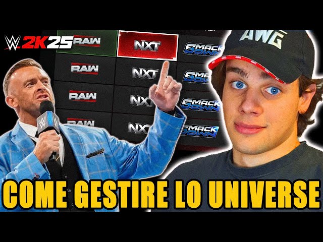 COME GESTIRE LA MODALITA' UNIVERSE SU WWE2K25, GUIDA ALLE IMPOSTAZIONI, SHOW e ROSTER [TUTORIAL]
