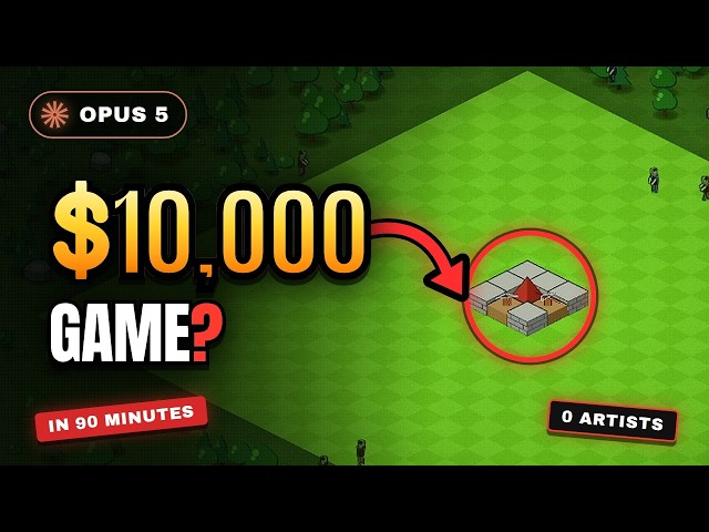 Can Claude Opus 5 Build a $10,000 Game? (Part 1)
