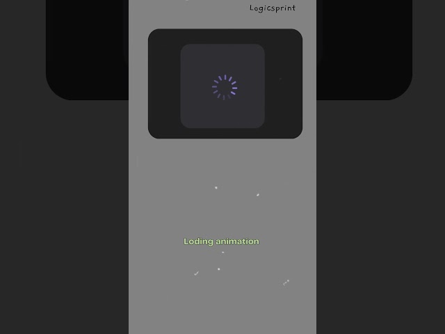 loading animation in figma||smooth loading animation|| #figma #uidesign #Logicsprint #animation