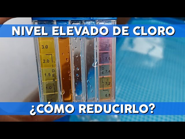 HOW TO REDUCE CHLORINE LEVELS | IN JUST 30 MINUTES