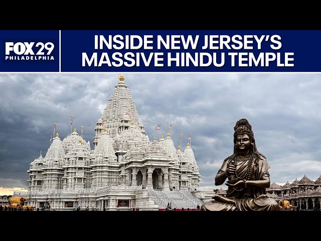 Inside one of the world’s largest Hindu temples in New Jersey