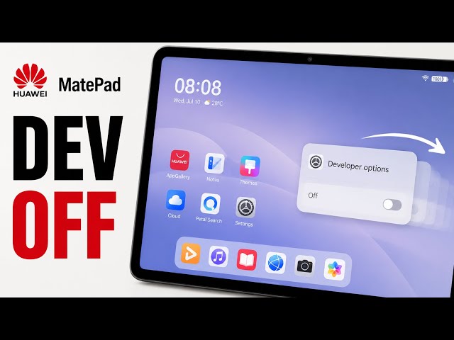 How to Turn Off Developer Options on Huawei MatePad