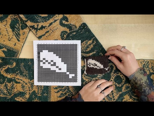 Double knitting a scarf step by step