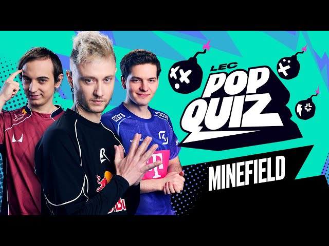 LEC Pop Quiz: Minefield - Is that your final answer? | LEC Versus