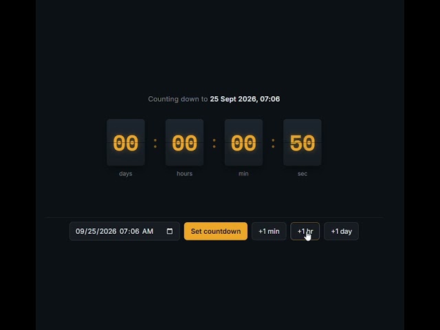 Countdown Timer