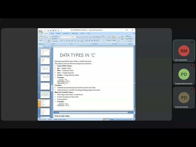 Problem Solving Using C (CSB 1112 Unit-3)