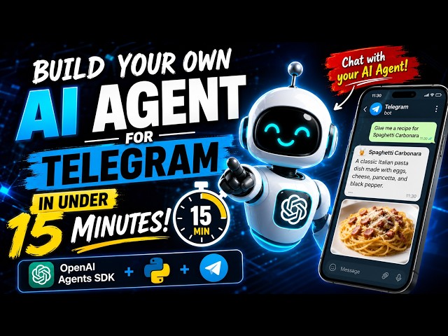 Build your own AI Agent for Telegram in Under 15 Minutes | OpenAI Agents SDK