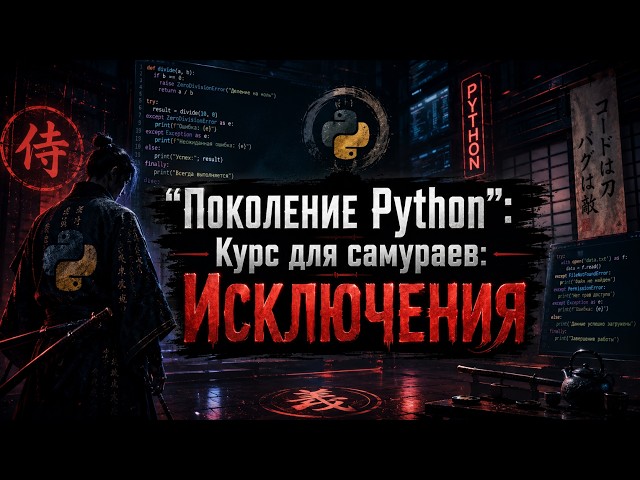 "Python Generation": A Course for Samurai: Exceptions