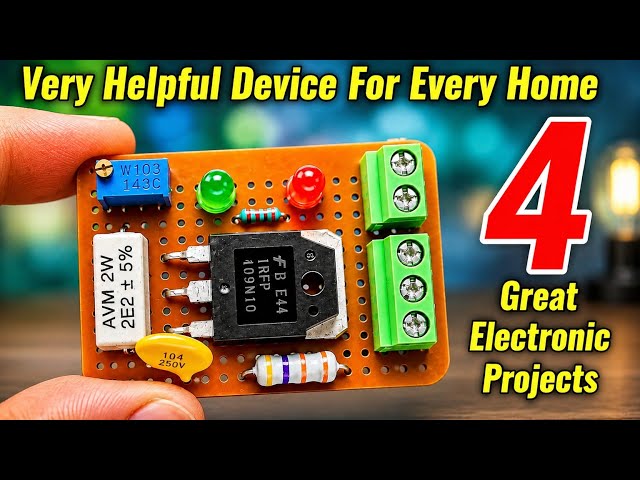 Top 4 Electronics Projects with Scrap Old Components