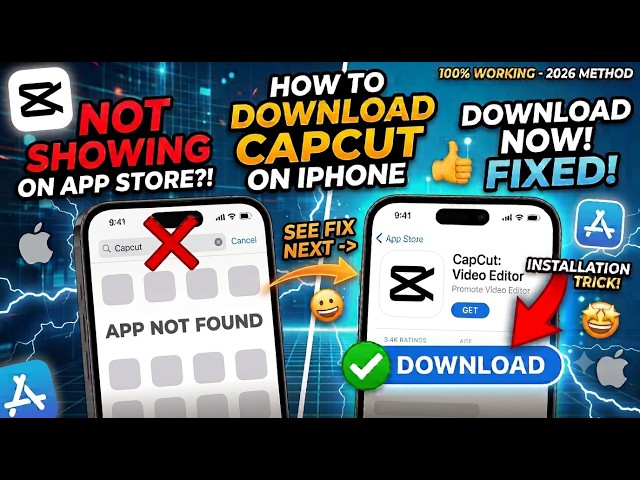 CapCut Download iOS | How to Download CapCut on iPhone Latest Method | Install CapCut on iPhone