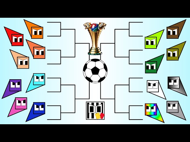 Square Football Tournament - 20 Colors