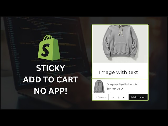 How to Add Sticky Add to Cart Button on Shopify | No App Needed (2026)