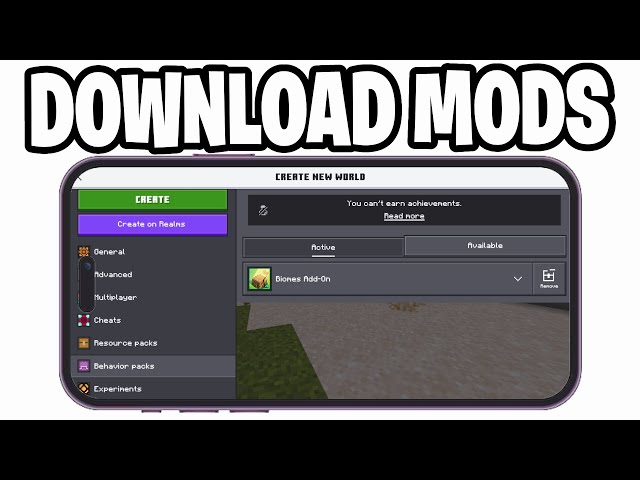 How To Download Minecraft Mods On Mobile! - IOS & Android