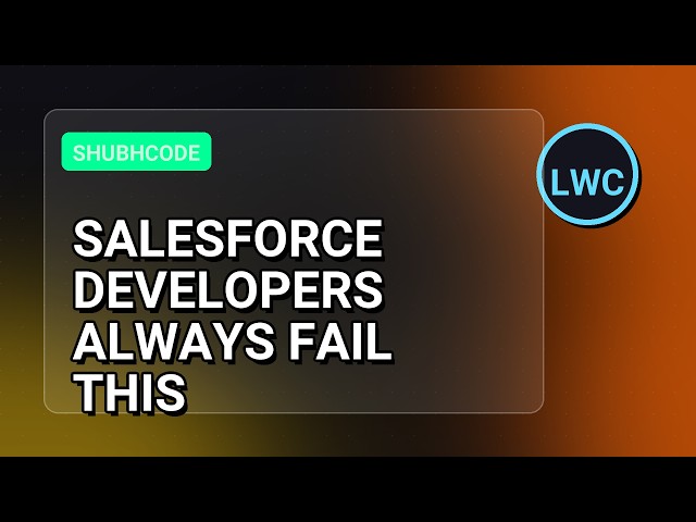 Salesforce Developers Always Fail This LWC Lifecycle Interview Question! 😱