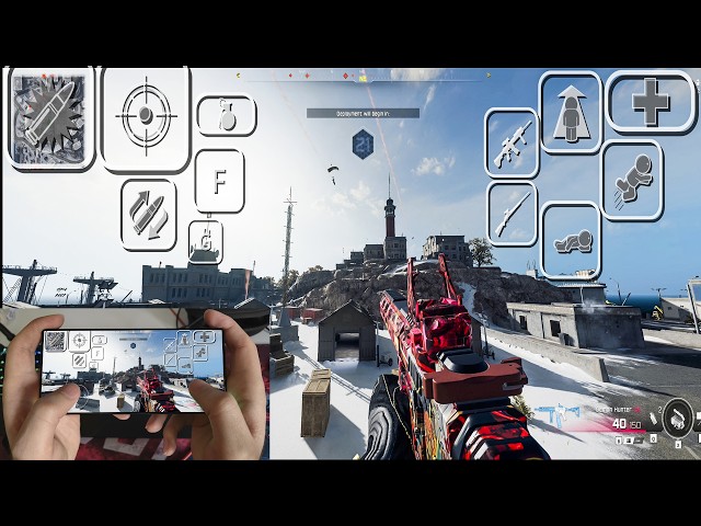 HOW TO PLAY WARZONE PC ON MOBILE WITH STEAMLINK / CUSTOM BUTTONS