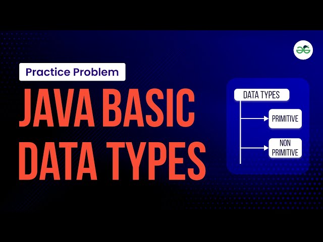 Java Basic Data Types | School Practice Problem | GeeksforGeeks School