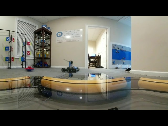 Sunshine STEM Academy Micro School VEX Team Infinite Loop Autonomous Program Test for Turning Point