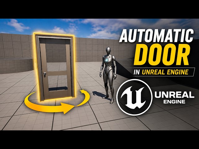 Learn How to Make Automatic Door System in Unreal Engine 5 | Simple Door Interaction System | UE5