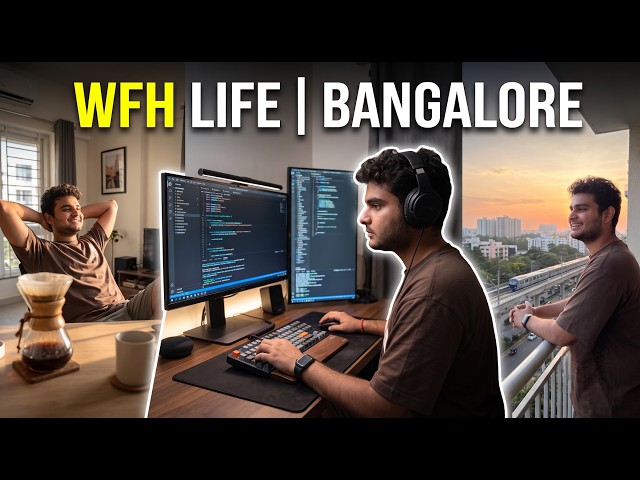 Work From Home Life of a Software Engineer in Bangalore 🇮🇳 | Daily Vlog