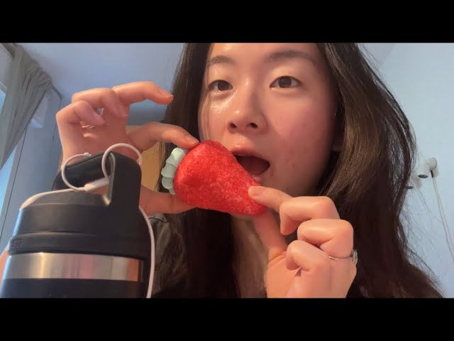 ASMR Marshmallow Strawberry 🍓 