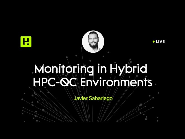 Monitoring in Hybrid HPC-QC Environments