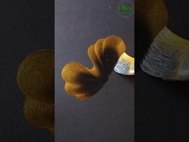 ✨️🍂Beginner Onestroke Painting Tutorial 🎨🖌 #shorts #art #painting