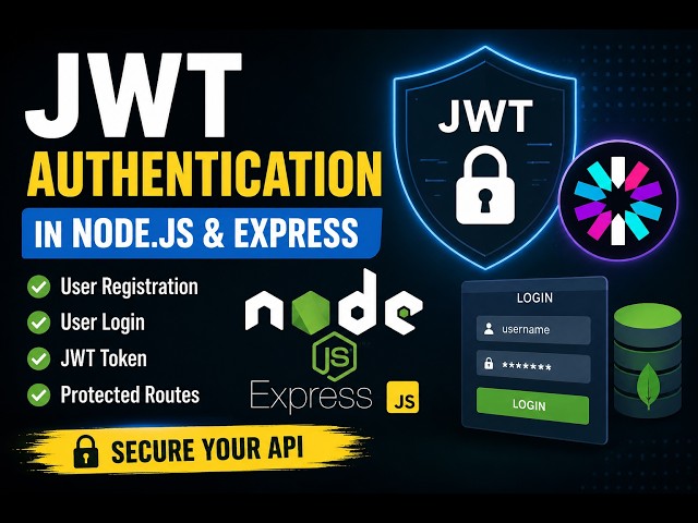 JWT Authentication in Node.js & Express | Login, Register & Protected Routes