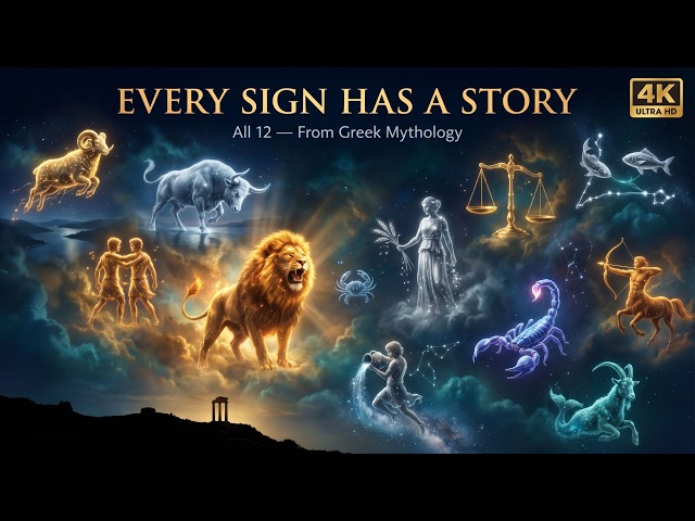 The Greek Mythology Behind Every Zodiac Sign: The Real Stories the Sky Is Telling