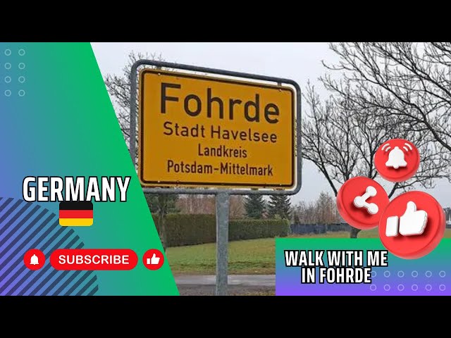 #walking #tour  with me in German in the small village of fohrde. Let’s go 🚶🏻‍♀️🚶