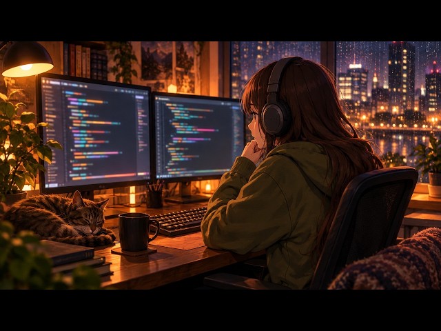 coding lofi radio 💻 beats for vibe coding & deep focus - Claude Code, Cursor - 24/7