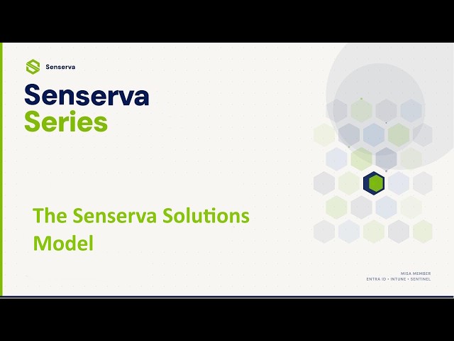 Senserva Solutions Model