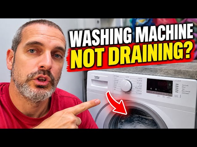Help, my washing machine isn't draining!Here’s How to Fix It! (Easy DIY Fix)