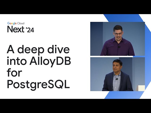 A deep dive into AlloyDB for PostgreSQL