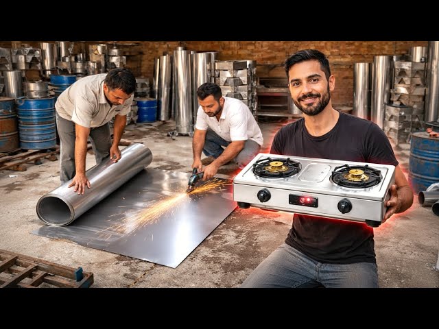 How Stainless Steel Gas Stoves Are Made | Complete Manufacturing Documentary