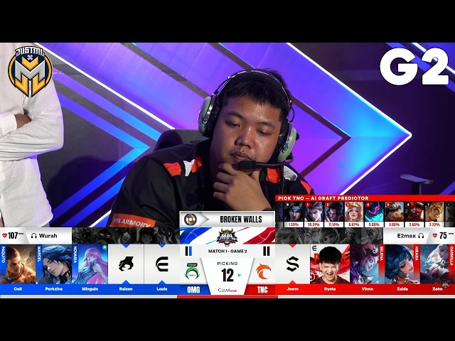 TNC vs OMEGA | Game 2 | MPL PH S18 | WEEK 4 DAY 3