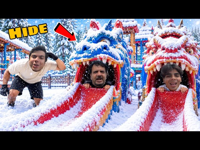 Hide & Seek In Snowfall Bhot Maza Aya 😂