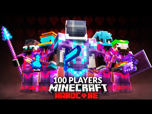 100 Players Simulate Minecraft's Most Dangerous Hunger Games!