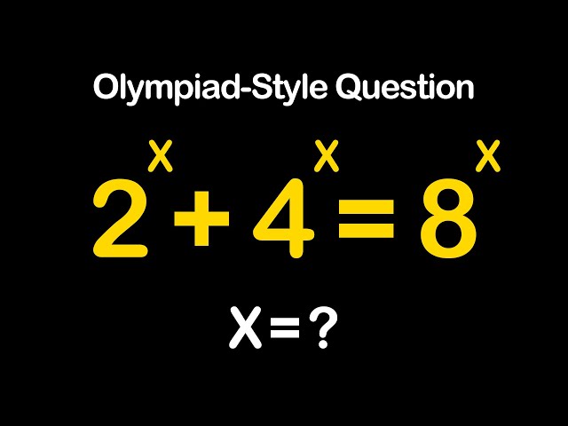 A Tricky Olympiad Math Question