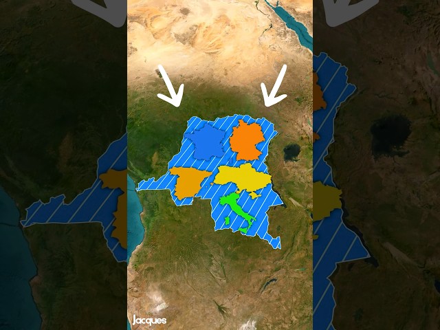 The Democratic Republic of the Congo is an African giant! #DemocraticRepublicOfTheCongo #DRC #Africa